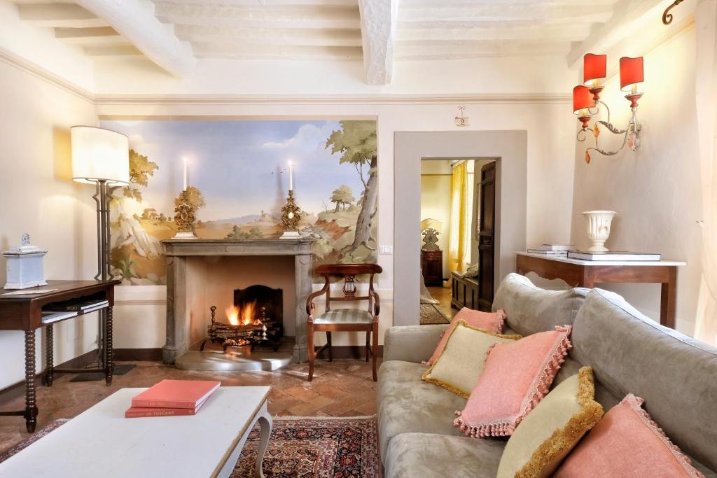 Il Falconiere - suite met open haard