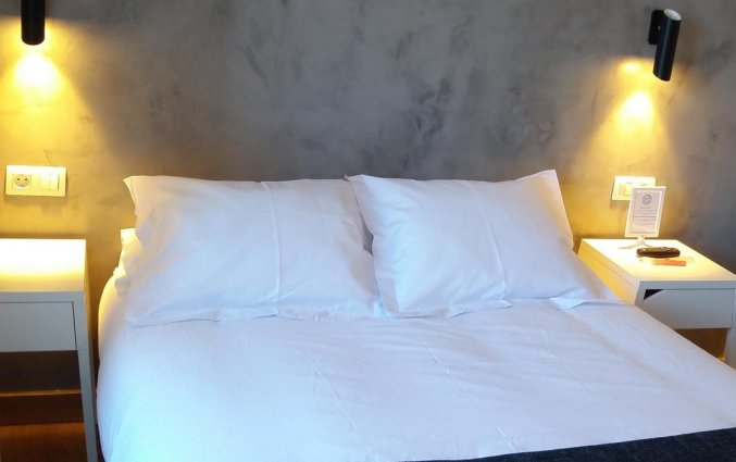 Tweepersoonskamer van Hotel Pension Don Claudio in Bilbao