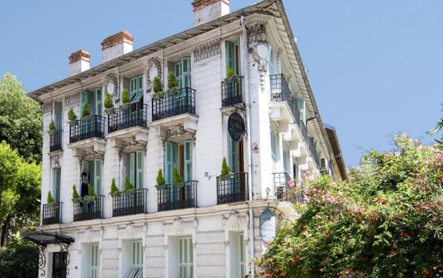 Vooraanzicht van Hotel Villa Rivoli Nice