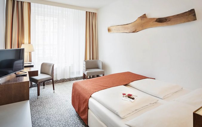 Tweepersoonskamer van Hotel Austria Trend Europa Salzburg