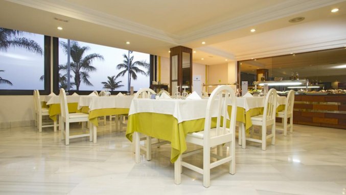 Eetruimte van hotel Lancelot op Lanzarote