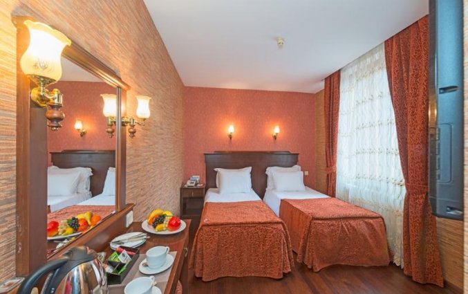 Tweepersoonskamer van Hotel Golden Horn Sirkeci Istanbul