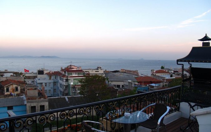 Uitzicht vanuit Hotel Avicenna in Istanbul