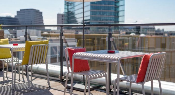 Dakterras van Hotel Aletto Kudamm in Berlijn