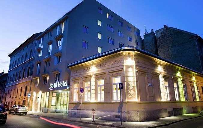 Gebouw van Hotel Bo18 in Budapest