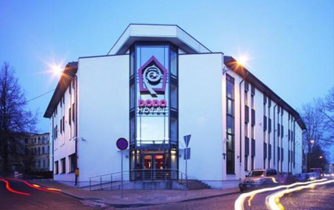 Buitenkant van Hotel Dodo in Riga