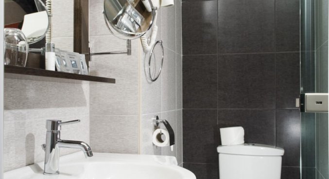 Badkamer van Hotel Soho Boutique in Budapest