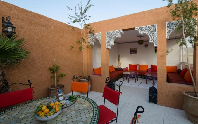 Dakterras van Riad Shaden in Marrakech