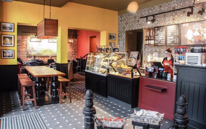 Ontbijtzaal bij Aparthotel Daniel Griffin in Krakau