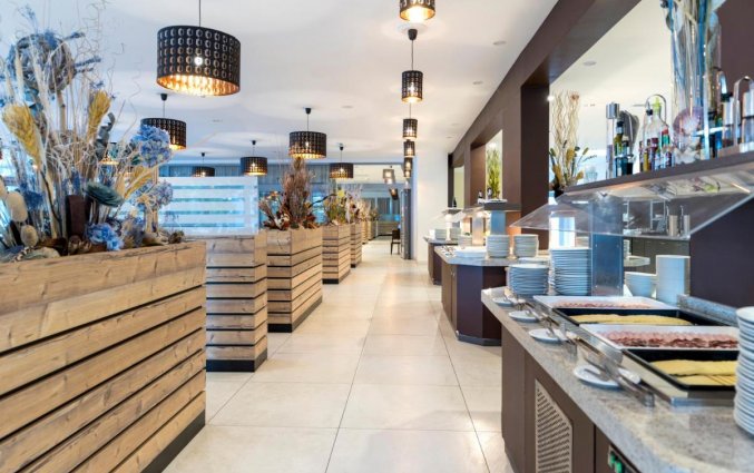 Ontbijtzaal van Hotel Crvena in Kroatie