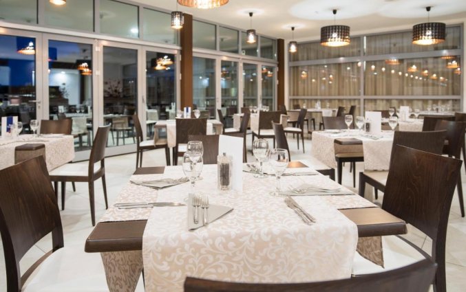 Restaurant van Hotel Crvena in Kroatie