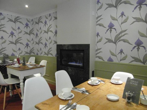 Ontbijtzaal van Hotel Brooks in Edinburgh