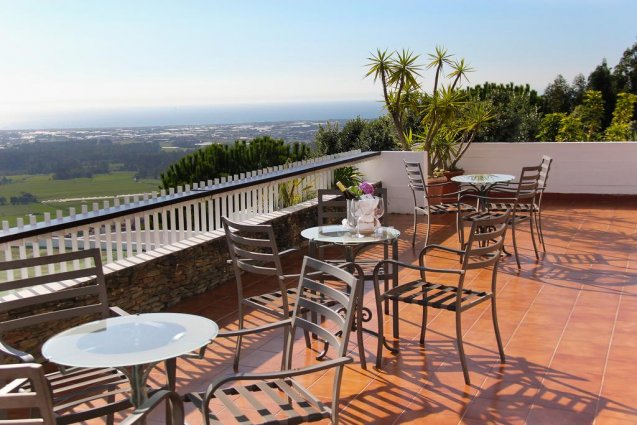Terras van Hotel São Félix Hillside in Noord-Portugal