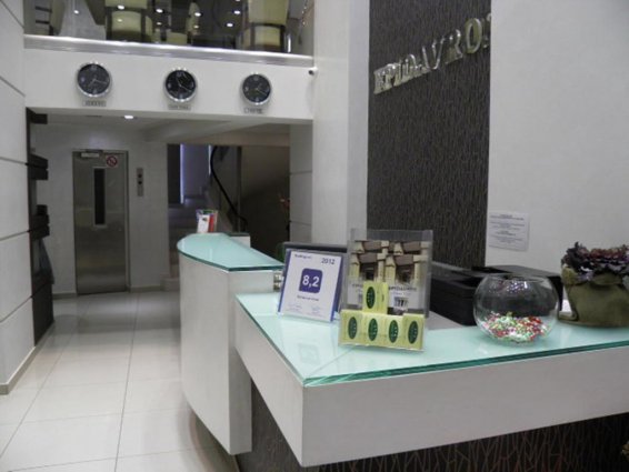 Receptie van Hotel Epidavros Athene