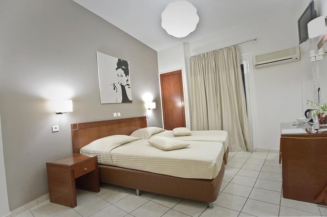 Tweepersoonskamer van Hotel Epidavros Athene