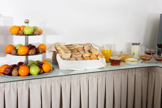 Ontbijtbuffet van Hotel Attalos in Athene