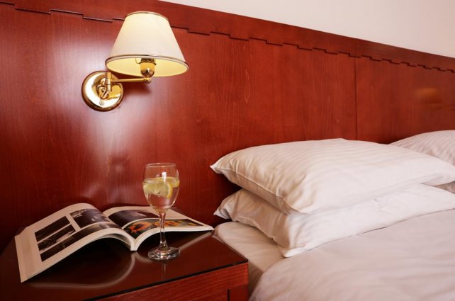 Tweepersoonskamer van Hotel Attalos in Athene