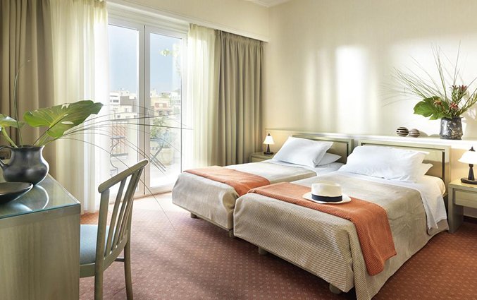 Tweepersoonskamer van Hotel Adrian in Athene