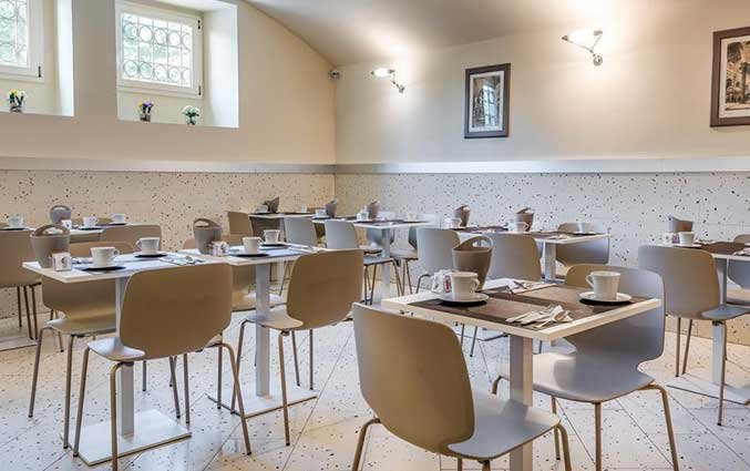 Ontbijtzaal van Hotel La Fortezza in Florence