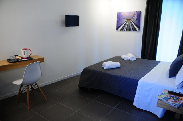 Tweepersoonskamer van Bed & Breakfast Maison Du La Metro
