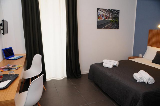 Tweepersoonskamer van Bed & Breakfast Maison Du La Metro