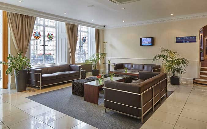 Lobby van Hotel Lancaster Gate in Londen