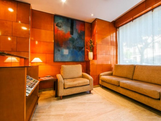 Receptie van Hotel VillaCarlos in Valencia