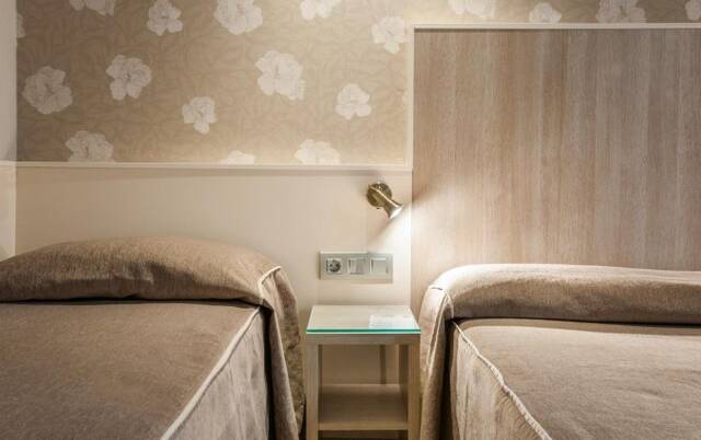 Tweepersoonskamer van Hotel Santa Marta in Barcelona