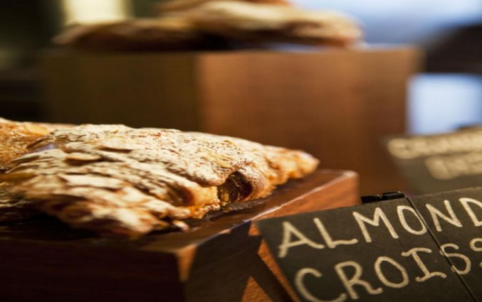 Ontbijt van Hotel Row NYC