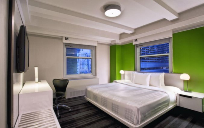 Tweepersoonskamer van Hotel Row NYC