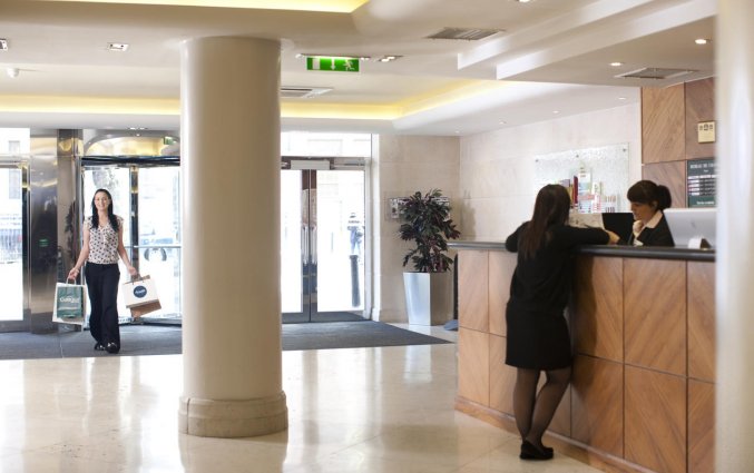 Receptie van Hotel Academy Plaza in Dublin