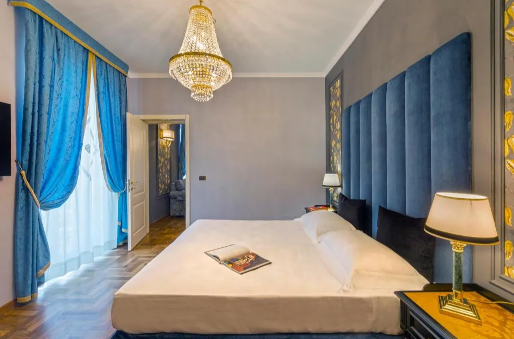 Hotel Grand Villa Politi slaapkamer