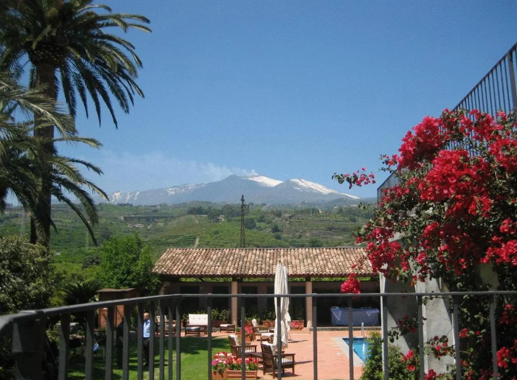 Hotel Etna uitzicht 