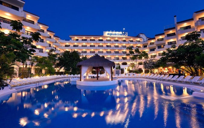 Gebouw van Appartementen Aguamar op Tenerife