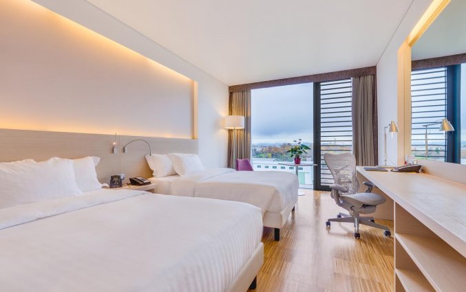 Slaapkamer van hotel Hilton Garden Inn Venice Mestre San Giuliano in Venetie