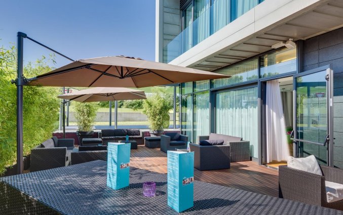 Terras van hotel Hilton Garden Inn Venice Mestre San Giuliano in Venetie