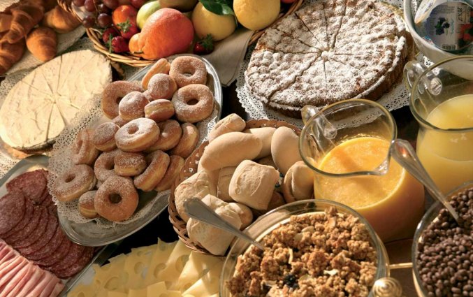 Ontbijt van Hotel Best Western Tritone in Venetie