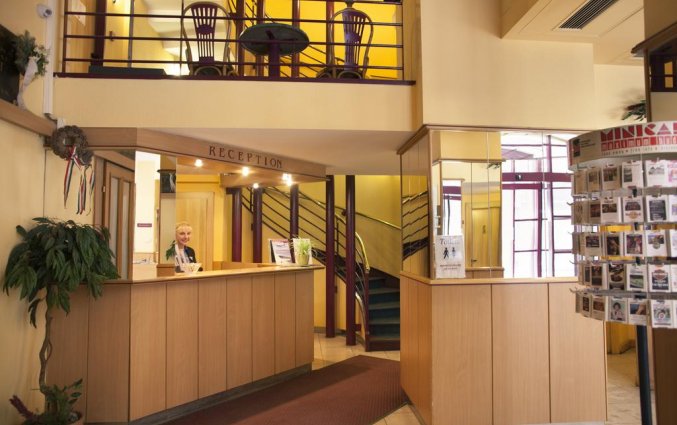 Receptie van Hotel Pilvax in Budapest