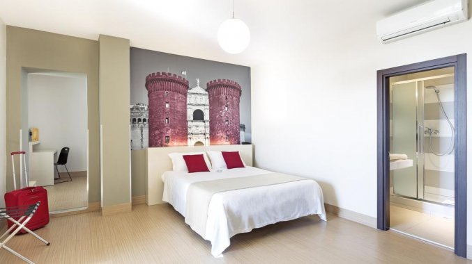 Slaapkamer bed & breakfast napolli