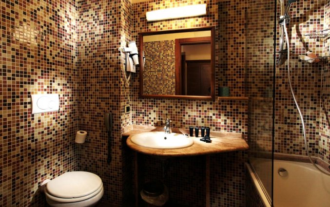 Badkamer van hotel Solis in Rome