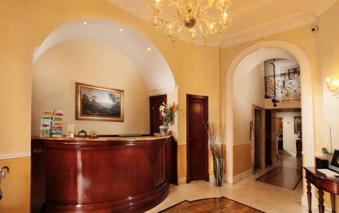 Receptie van hotel Solis in Rome