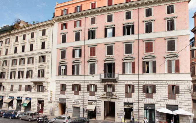 Voorkant van hotel Solis in Rome